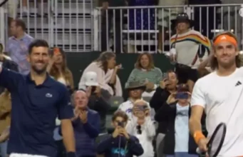 KRATKO JE TRAJALO: Đoković i Cicipas ispali od „rođačkog“ dubla posle velikog skalpa! KRATKO JE TRAJALO: Đoković i Cicipas ispali od „rođačkog“ dubla posle velikog skalpa!